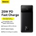 УМБ BASEUS Bipow Digital Display Fast charge Power bank 20000mAh |2USB/1Type-C, 25W/3A, PD/QC| (PPBD020301)