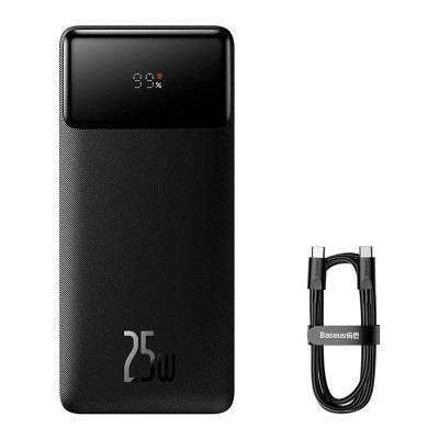УМБ BASEUS Bipow Digital Display Fast charge Power bank 20000mAh |2USB/1Type-C, 25W/3A, PD/QC| (PPBD020301)