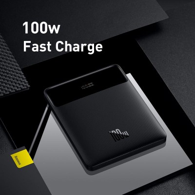 УМБ BASEUS Blade Power Digital Display Fast Charging Power bank 20000mAh |2USB/2Type-C, 100W/3A, PD/QC| (PPDGL-01)