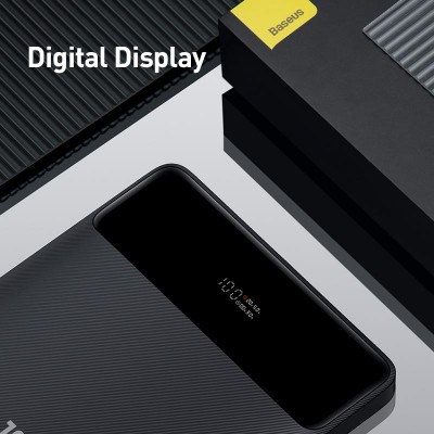 УМБ BASEUS Blade Power Digital Display Fast Charging Power bank 20000mAh |2USB/2Type-C, 100W/3A, PD/QC| (PPDGL-01)