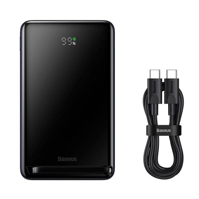 УМБ BASEUS Magnetic Bracket Wireless Fast Charge Power Bank 10000mAh |Type-C, 20W/3A, PD/QC| (PPCX08