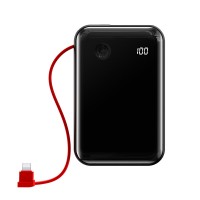 УМБ BASEUS Mini S Digital Display 10000mah (With Lightning cable) |3A, 15W, 1USB/1Lightning/1Type-C|