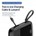 УМБ BASEUS Q Pow Digital Display 10000mah (With Type-C) |3A, 15W, 2USB/1Lightning/1Type-C| (PPQD-A09