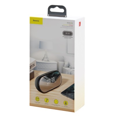 Акустика BASEUS Encok Wireless Speaker 24 hours on Digital Clock E09