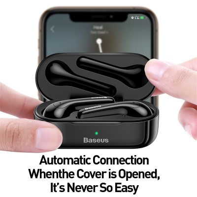 Навушники Bluetooth BASEUS Encok True Wireless Earphones W07 |ip55 waterproof|