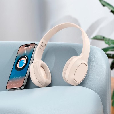 Навушники HOCO Charm BT headset W46 |BT5.3/AUX, 20h, Type-C|