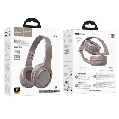 Навушники HOCO Charm BT headset W46 |BT5.3/AUX, 20h, Type-C|
