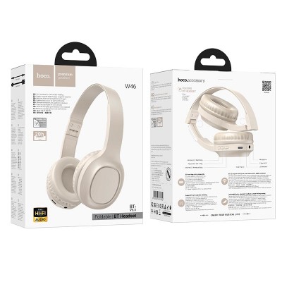 Навушники HOCO Charm BT headset W46 |BT5.3/AUX, 20h, Type-C|