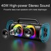 Акустика JOYROOM JR-MW02 IPX5 |BT5.0, 40W, RGB, FM/AUX/USB/TF, 6Hours|