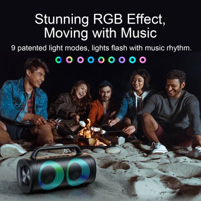 Акустика JOYROOM JR-MW02 IPX5 |BT5.0, 40W, RGB, FM/AUX/USB/TF, 6Hours|