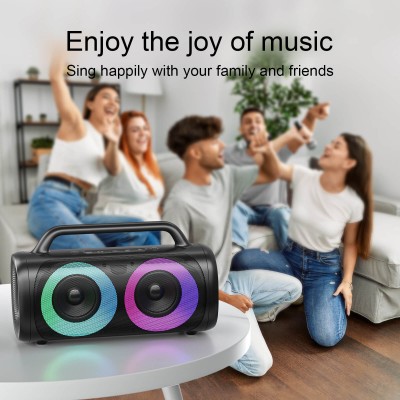 Акустика JOYROOM JR-MW02 IPX5 |BT5.0, 40W, RGB, FM/AUX/USB/TF, 6Hours|