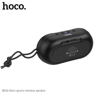 Акустика HOCO Hero sports BT5. 0 TWS BS36 |AUX, TF CARD, FM, USB|