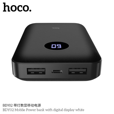 УМБ HOCO with digital display BDY02 10000mAh |2USB, 3A|