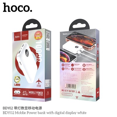 УМБ HOCO with digital display BDY02 10000mAh |2USB, 3A|
