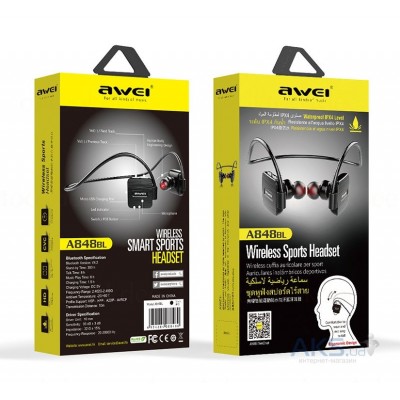 Навушники AWEI Bluetooth A848bl