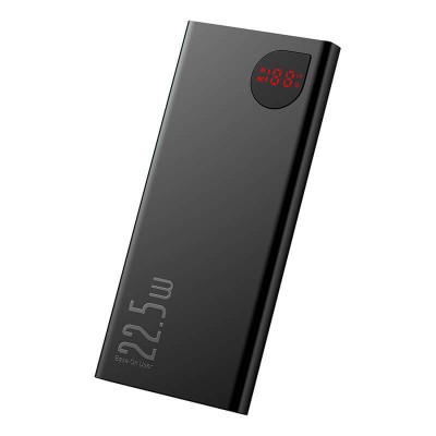 УМБ BASEUS Adaman Metal Digital Display Power Bank 10000mAh  |2USB/Type-C/Lightning, 22.5W/5A, QC/PD| (PPAD000001)