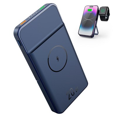 УМБ 2in1 MagSafe and Apple watch Power Bank with stand 10000mAh MP01 |Qi, 1Type-C/Lightning, 20.0W|