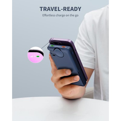 УМБ 2in1 MagSafe and Apple watch Power Bank with stand 10000mAh MP01 |Qi, 1Type-C/Lightning, 20.0W|