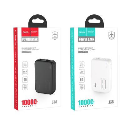 УМБ Hoco Comprehensive J38 10000mah |Type-C, 2USB, 2A|