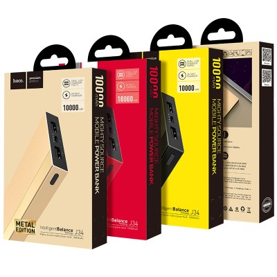 УМБ Hoco Mighty source J34 10000mah |2USB, 2A|