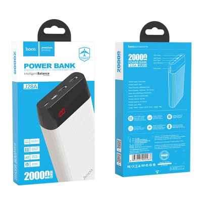 УМБ Hoco Shock J28A 20000mAh |Type-C, 2USB, 2.1A|