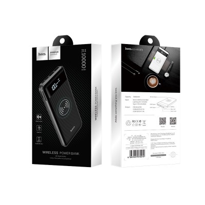 УМБ Hoco wireless Astute J11 10000mah |Type-c/lightning, 2USB, 2.1A|