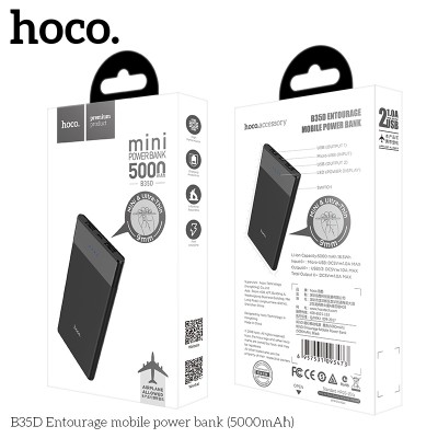 УМБ Hoco Entourage B35D 5000mAh |2USB, 1A|