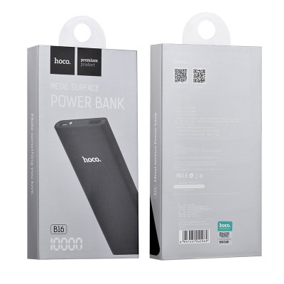 УМБ Hoco Metal surface B16 10000mAh |1USB, 2.1A|