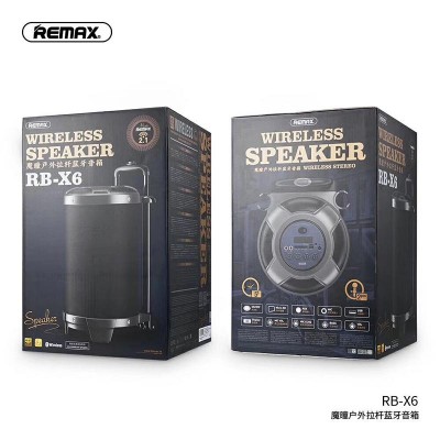 Акустика-караоке REMAX RB-X6 |51W, 4hours, 4400mAh, BT5.0|