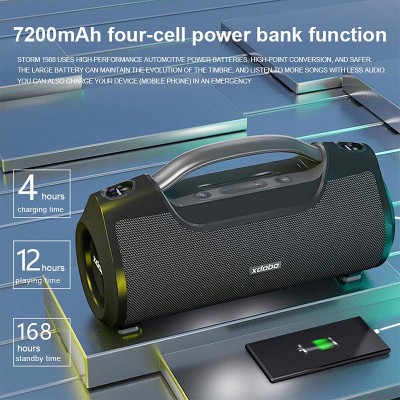 Акустика Xdobo Storm 1998 IPX6 |BT5.0, AUX/USB, 60W, TWS, 12h Max|