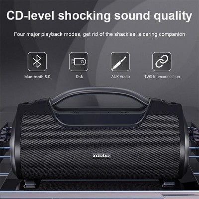 Акустика Xdobo Storm 1998 IPX6 |BT5.0, AUX/USB, 60W, TWS, 12h Max|