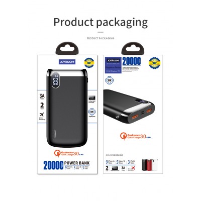 УМБ JOYROOM Gezhi Series with LCD D-M194 Plus 20000mAh |2USB/1Type-C, PD/QC3.0, 3A|