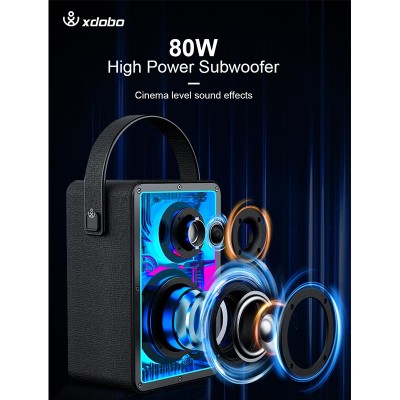 Акустика Xdobo Memory 1972 |BT5.3, TWS, EQ, AUX/TF, 80W, TWS,12h|