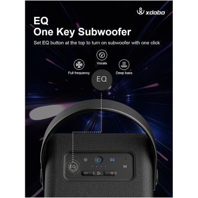 Акустика Xdobo Memory 1972 |BT5.3, TWS, EQ, AUX/TF, 80W, TWS,12h|